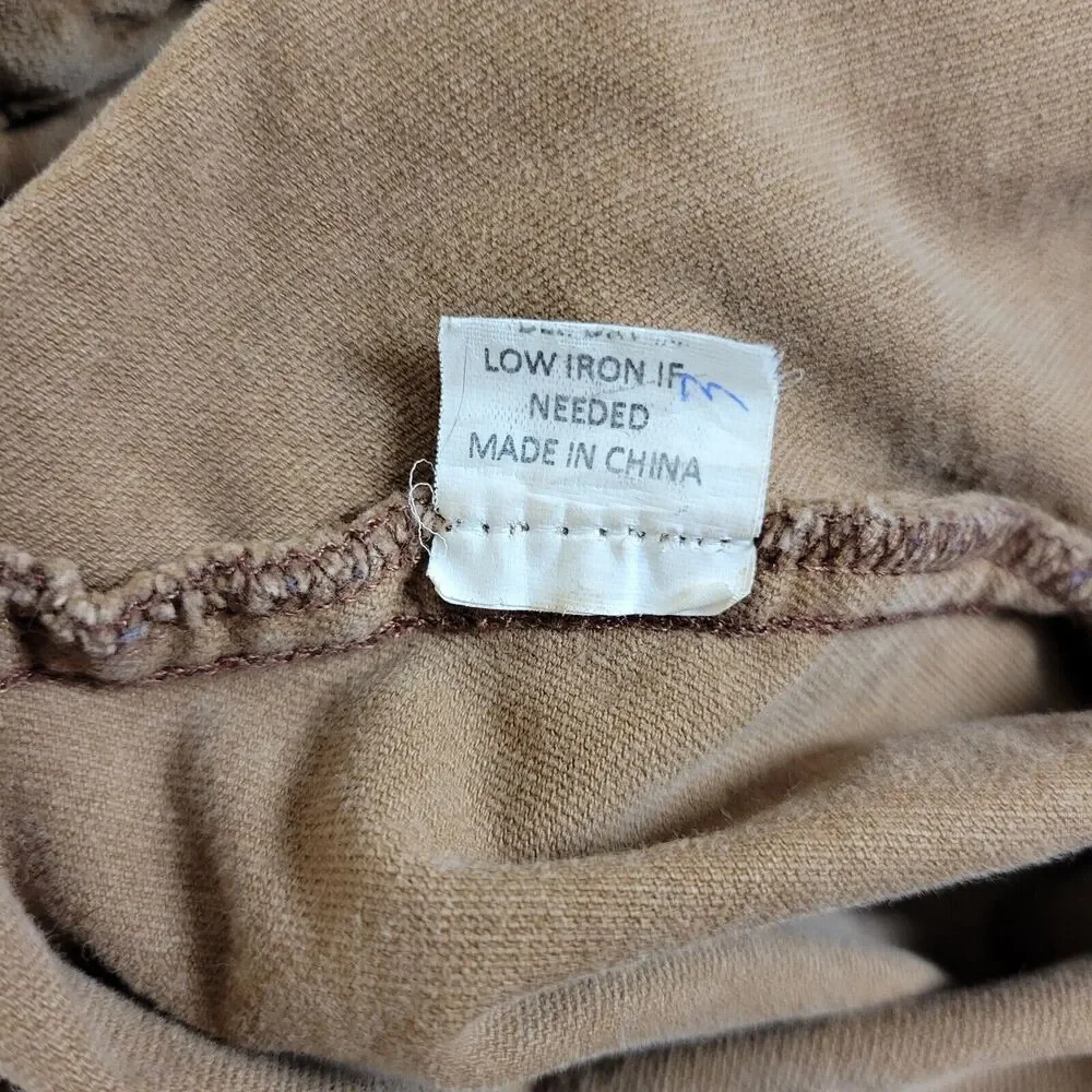 Brandy Melville Skirt Women's One Size (S/XS) Brown Tan Button Front Skater